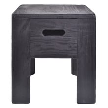 Leo Recycled Pine Wood Accent Stool